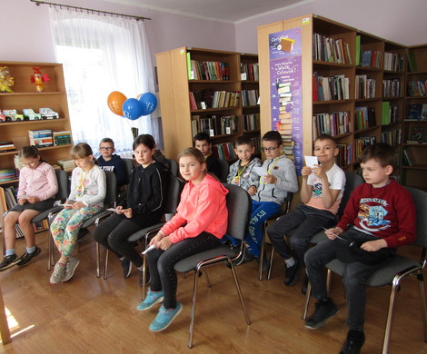 Spotkanie biblioteczne w filii w Gościszowie