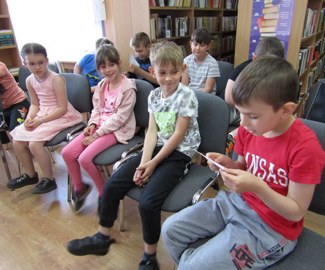 Spotkanie biblioteczne w filii w Gościszowie