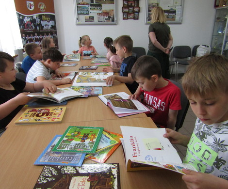 Spotkanie biblioteczne w filii w Gościszowie