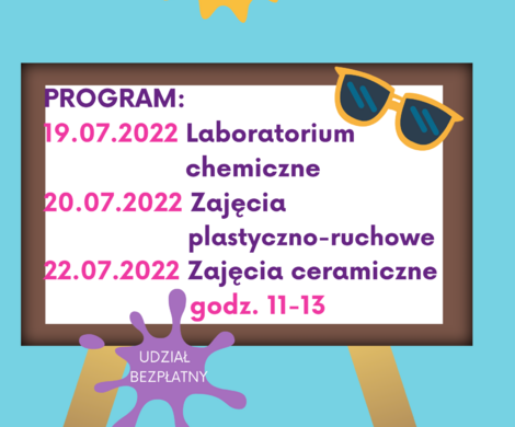 Wakacyjne warsztaty plenerowe w STREFIE CZYTELNIKA