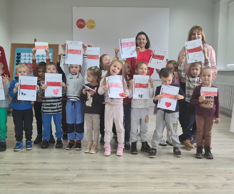 Zajęcia biblioteczne z okazji Narodowego Święta Niepodległości