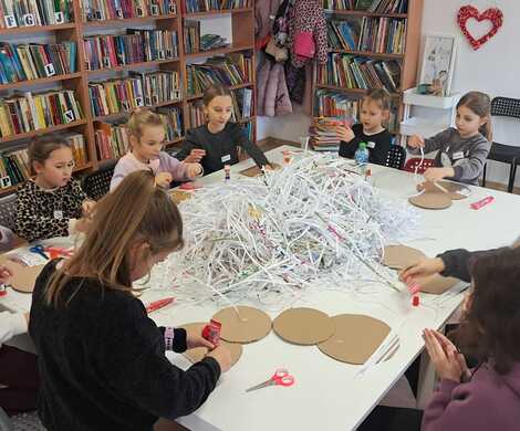 Popołudniowe Zajęcia w Bibliotece - filia Wykroty - 9 stycznia 2026.