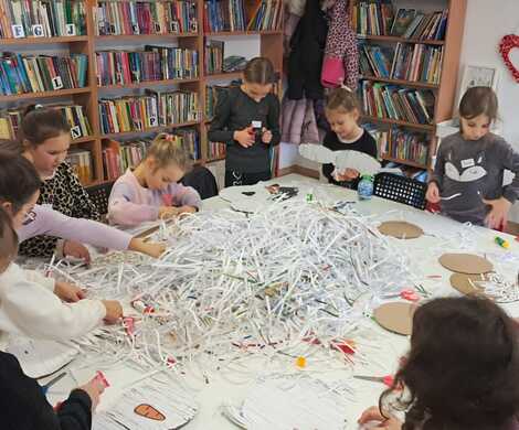 Popołudniowe Zajęcia w Bibliotece - filia Wykroty - 9 stycznia 2026.