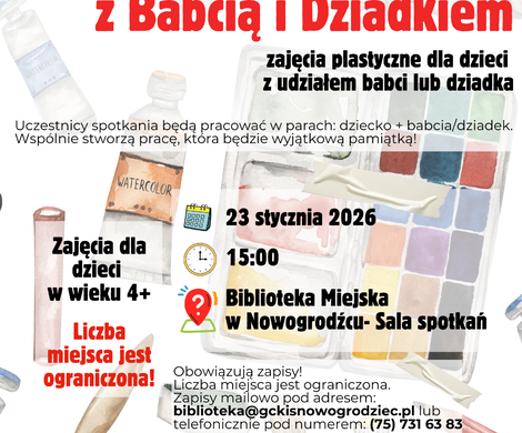 MAŁE WIELKIE ARCYDZIEŁĄ Z BABCIĄ I DZIADKIEM