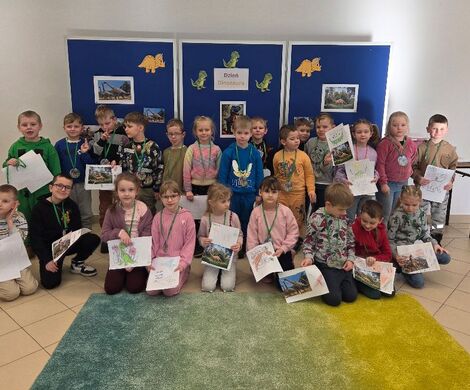 Dzień Dinozaura w bibliotece w Nowogrodźcu.