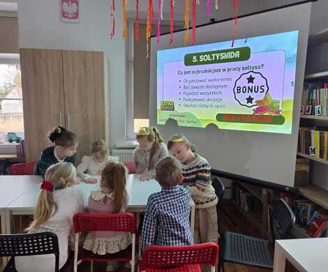 Dzień Sołtysa w bibliotece – teleturniej SOŁTYSIADA.