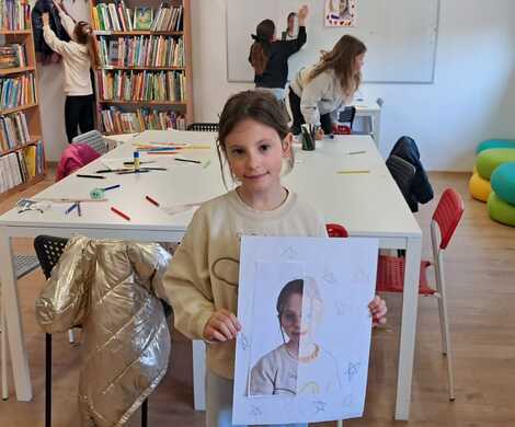Popołudniowe zajęcia w bibliotece – „Autoportret”