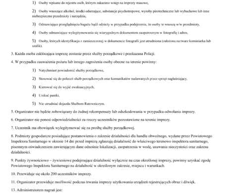 Jarmark Wielkanocny - Informacje organizacyjne