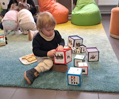 Misie Tulisie w Bibliotece.