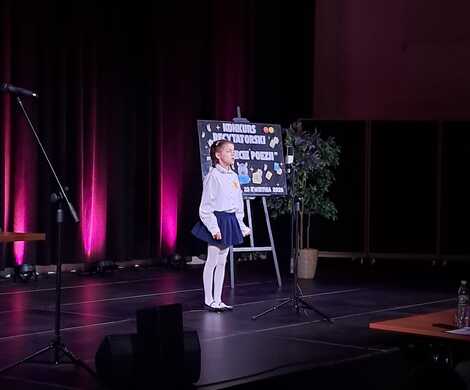 Konkurs recytatorski „W świecie poezji” dla klas I–III już za nami!