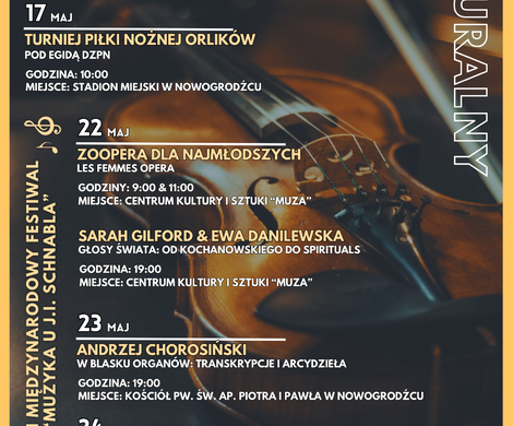 KULTURALNY MAJ - wykaz wydarzeń