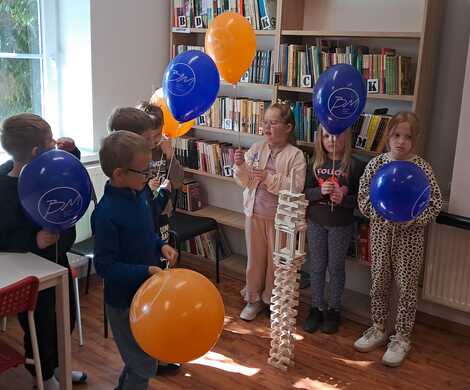 "BIBLIOTEKADA"  - wielki teleturniej czytelników w bibliotece w Gierałtowie.
