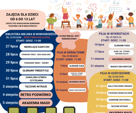 WAKACJE Z BIBLIOTEKĄ!