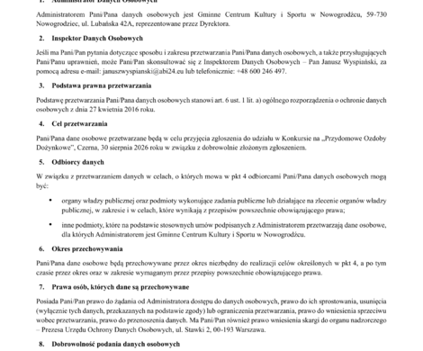 Zapraszamy do udziału w "Konkursie na Przydomowe Ozdoby Dożynkowe"! - Dożynki Czerna 2026