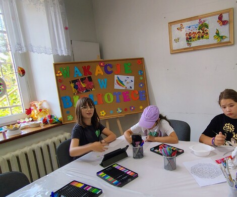 Relacja z "Wakacji z Biblioteką" - filia biblioteczna w Gościszowie!